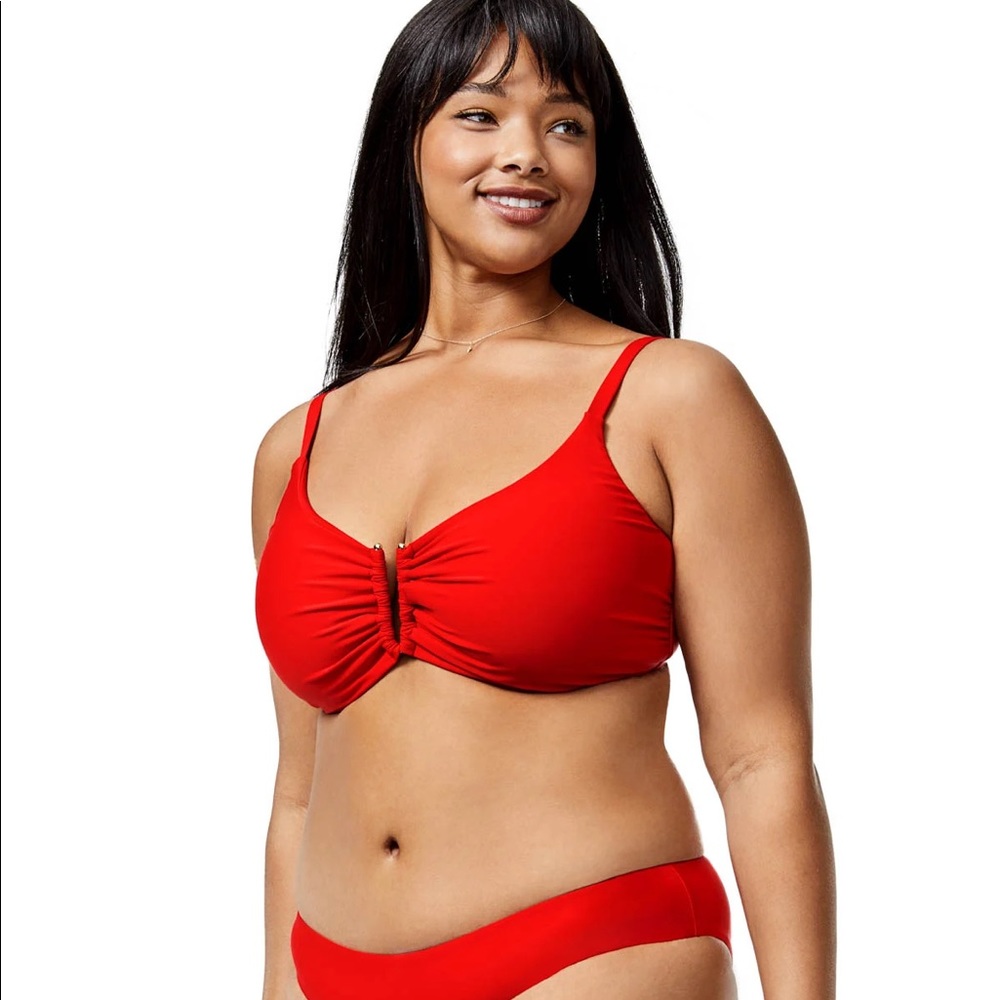 Maxswim Jules Bikini Top Lipstick NWT 30G